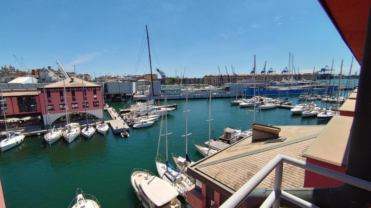 Апартаменти Bilocale Vista Mare Con Terrazzo-Porto Antico- Parcheggio Scontato Генуя Екстер'єр фото