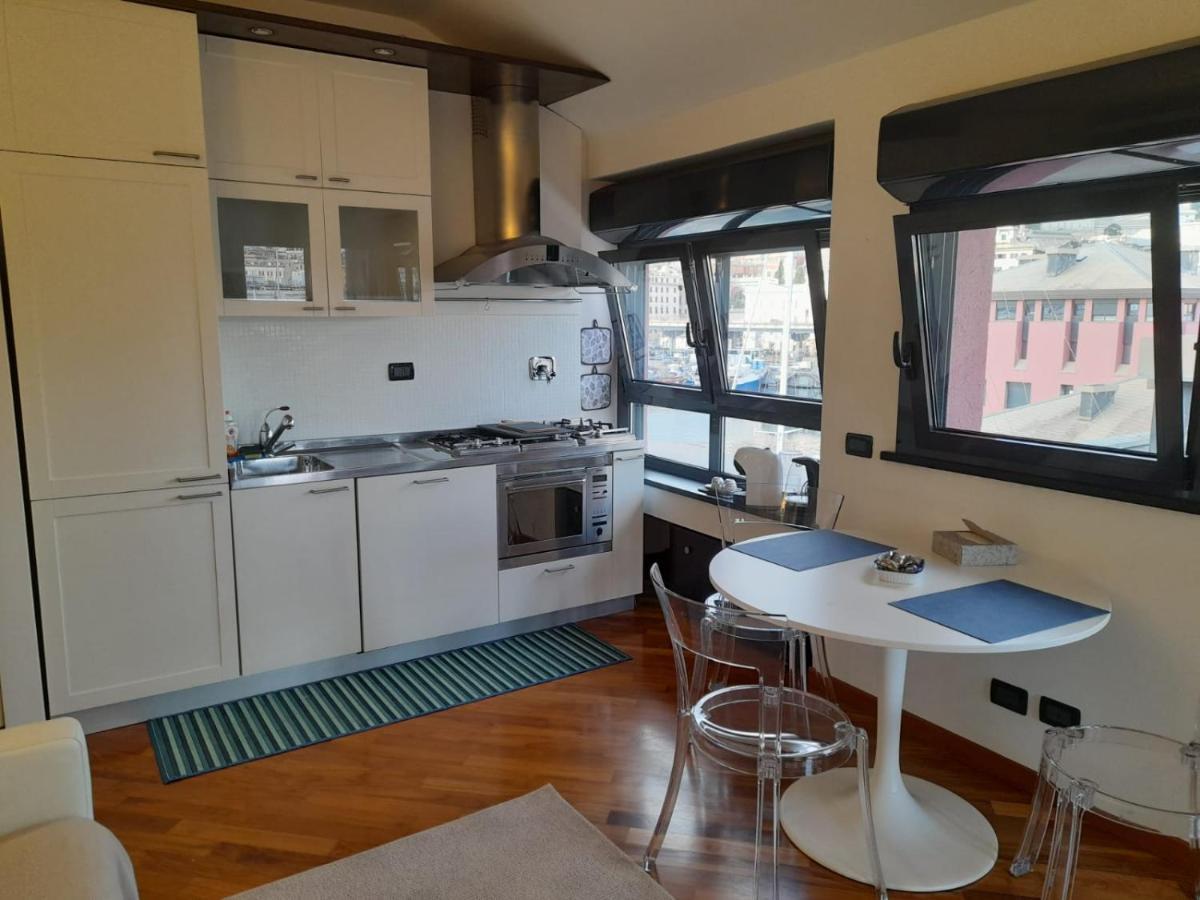 Апартаменти Bilocale Vista Mare Con Terrazzo-Porto Antico- Parcheggio Scontato Генуя Екстер'єр фото